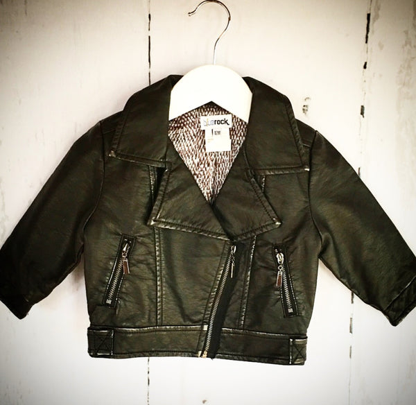 Leather Jacket - (Two Sizes Left 4T)