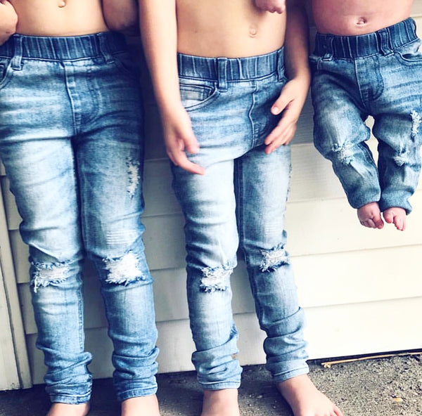 Distressed Denim Jegs