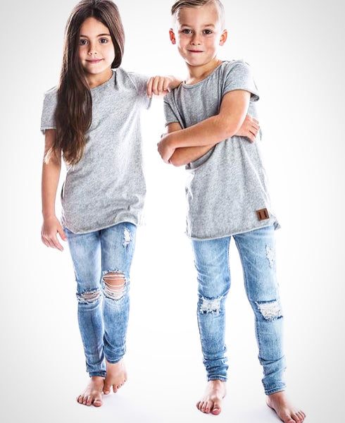 Distressed Denim Jegs