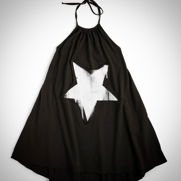 Nununu Falling Star Collar Dress Black / 3-4Y Nununu Falling Star Collar Dress Black / 3-4Y