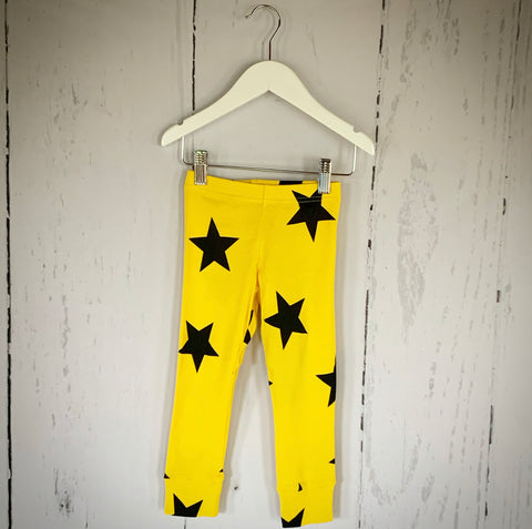 Star Leggings - Yellow
