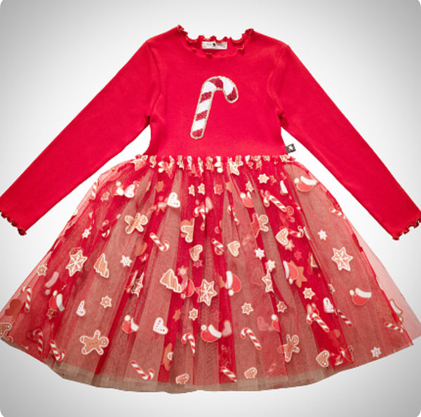 Red candy cane dress petite hailey