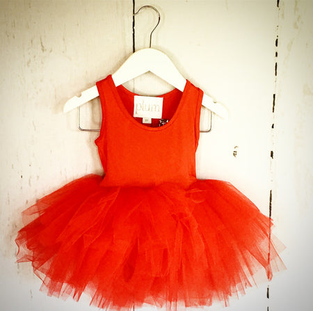 Short Sleeve Red Tutu | Cookie Couture Clothing