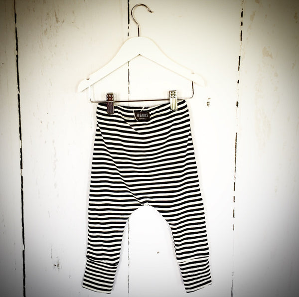 Bamboo Two Tone Stripe Harem Pant