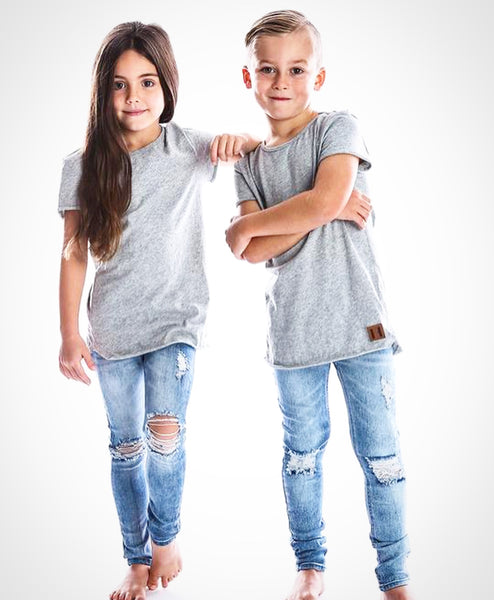 Raw Edge Tall Tee (Only 0-6m & 3Y Left)