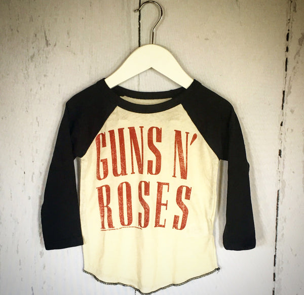 Guns N' Roses Raglan Tee - One Size Left (4T)