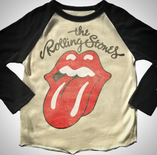 rolliing stones band tee rowdy sprout