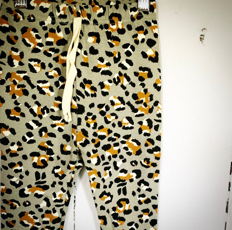 kids leopard leggings