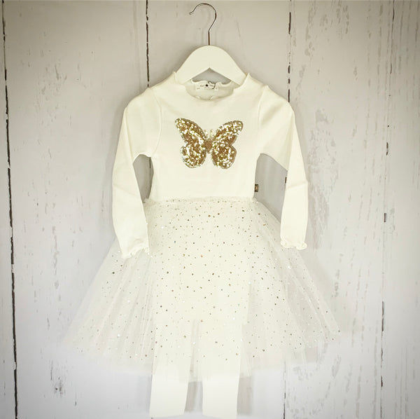 petite hailey butterfly tutu dress