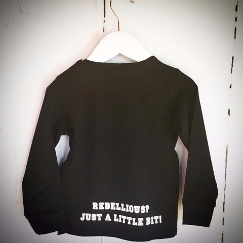 Rebellious NO Long Sleeve - One Size Left (4-6y)
